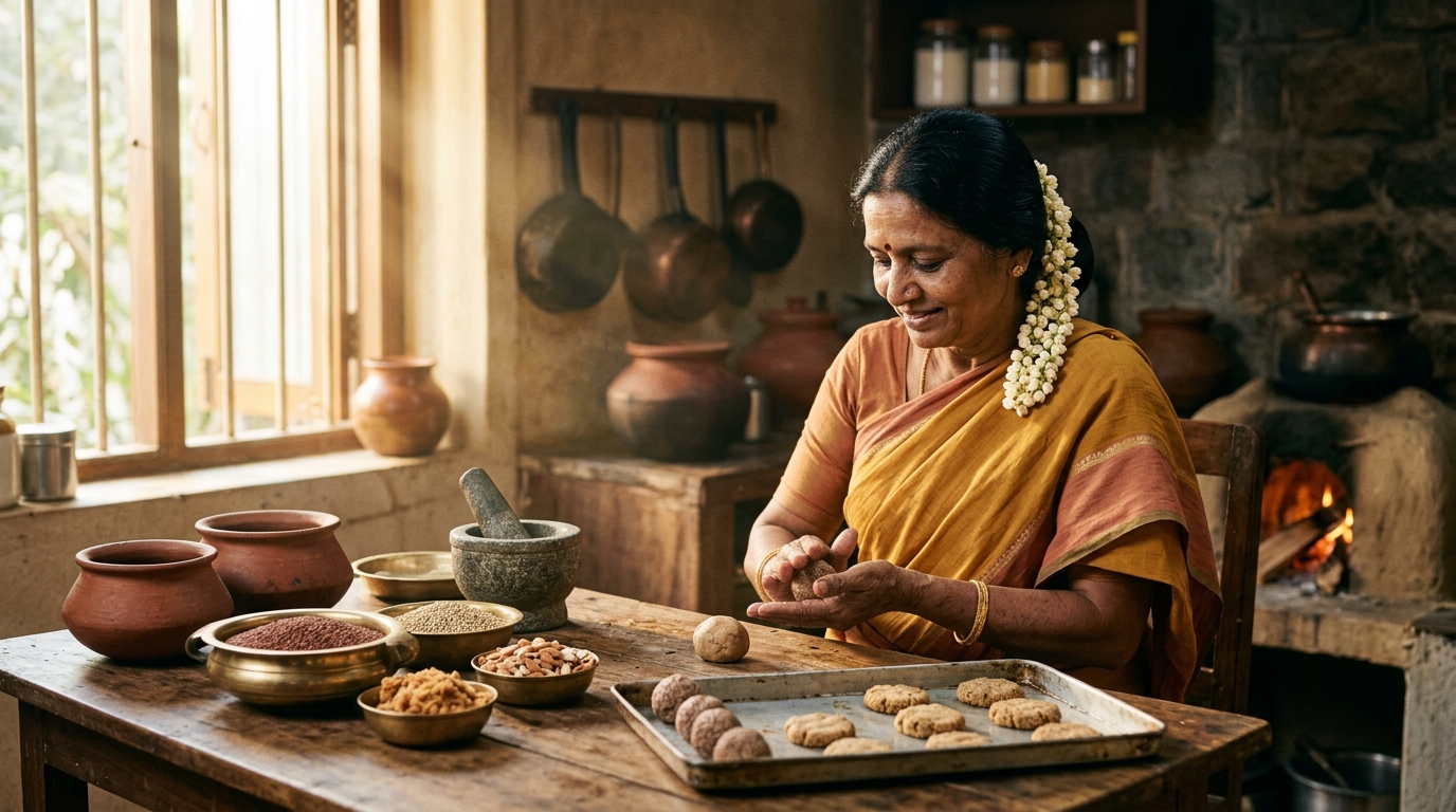 Twinvel artisan heritage kitchen baking ancient grains in Coimbatore