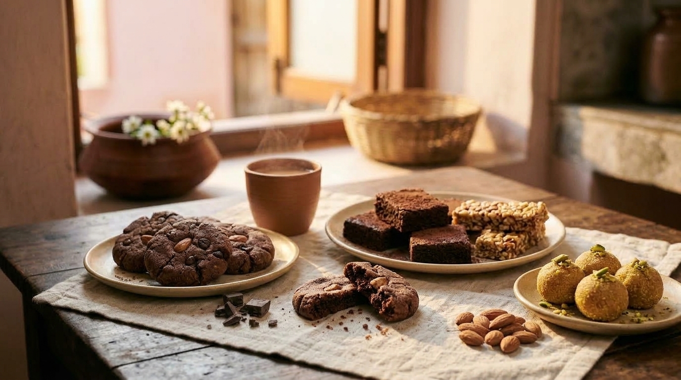 Pure joy of healthy treats shared with family